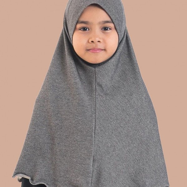 Tudung Salwani Jr Grey