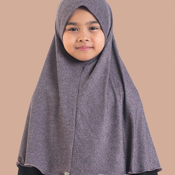 Tudung Salwani Jr Raisin Purple