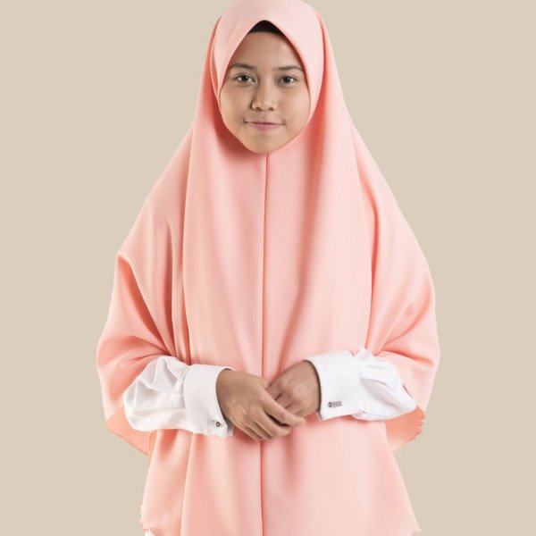 Tudung Fatima Peachy Pink