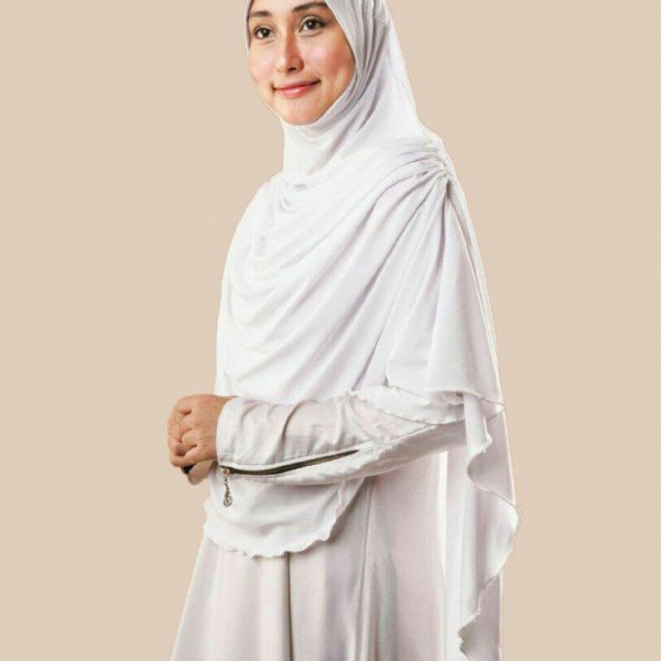 Tudung Sumayyah Pure White