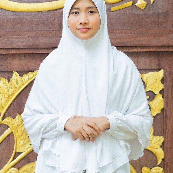 Tudung Arafah Pure White