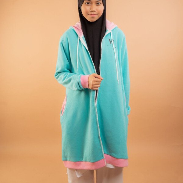 Hoodies Irdina Blue Pink