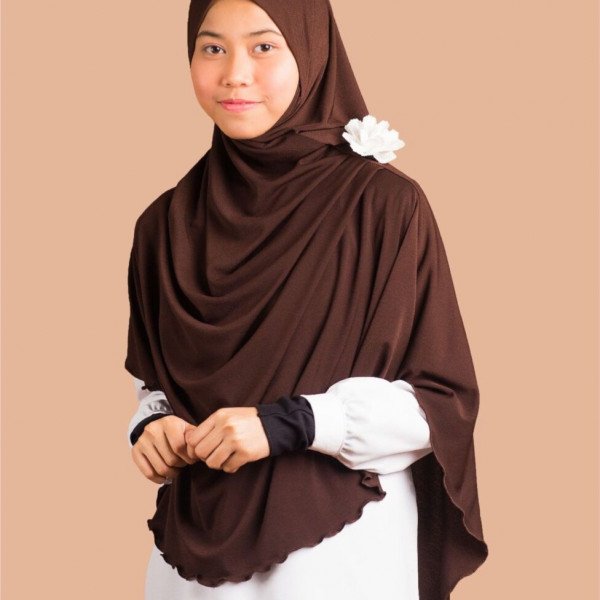 Tudung Sofia 2.0 Dark Brown